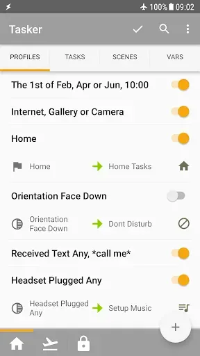 Скриншот 7 — Tasker