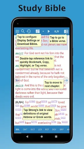 Скриншот 1 — e-Sword: Bible Study to Go