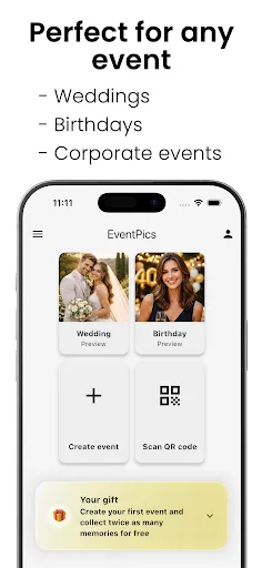 Скриншот 4 — EventPics – Photos via QR Code