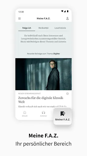 Скриншот 2 — F.A.Z. - Nachrichten