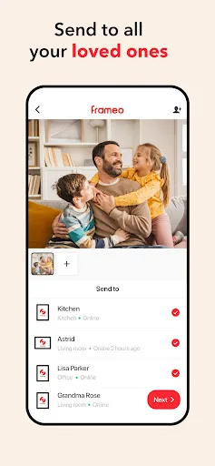 Скриншот 3 — Frameo: Share to photo frames