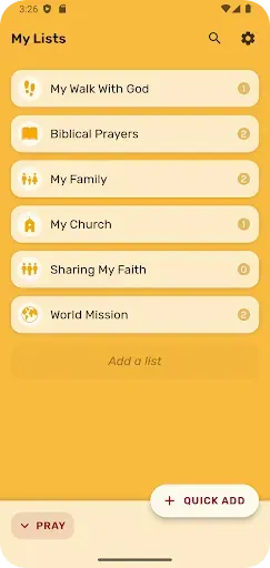 Скриншот 3 — PrayerMate