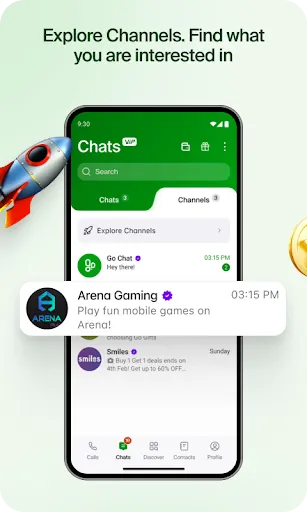 Скриншот 4 — GoChat Messenger: Video Calls