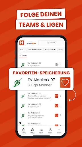 Скриншот 3 — Handball.net