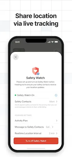 Скриншот 6 — Hikingbook: Hike, Bike & Run