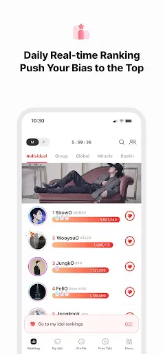 Скриншот 4 — Kpop Idol Vote - CHOEAEDOL