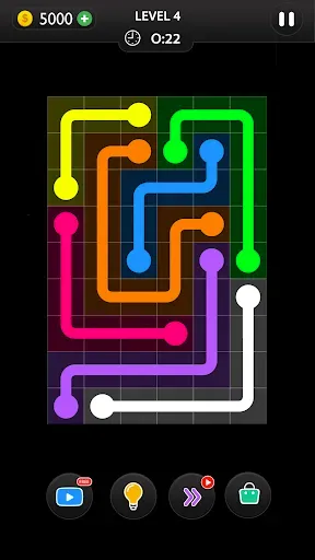 Скриншот 2 — Dot Knot - Line & Color Puzzle