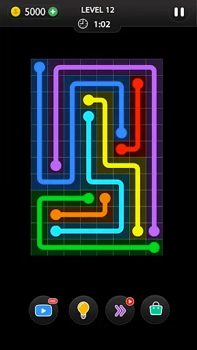 Скриншот 3 — Dot Knot - Line & Color Puzzle