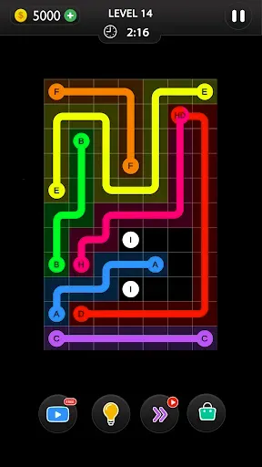 Скриншот 5 — Dot Knot - Line & Color Puzzle