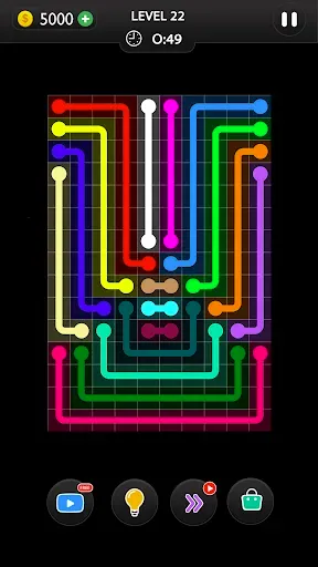 Скриншот 6 — Dot Knot - Line & Color Puzzle