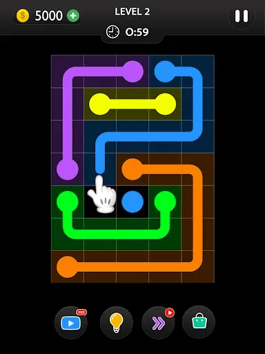 Скриншот 7 — Dot Knot - Line & Color Puzzle