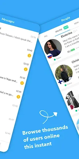 Скриншот 3 — Interpals: Friends & Languages