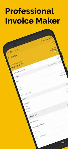 Скриншот 1 — Invoice Maker | Bill clients |