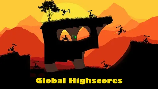 Скриншот 2 — Sunset Bike Racer - Motocross