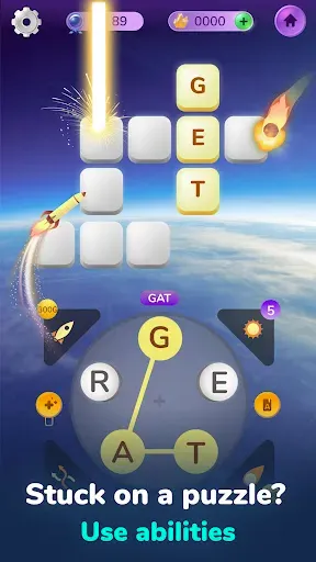 Скриншот 2 — Wordly Crossword Puzzle Game