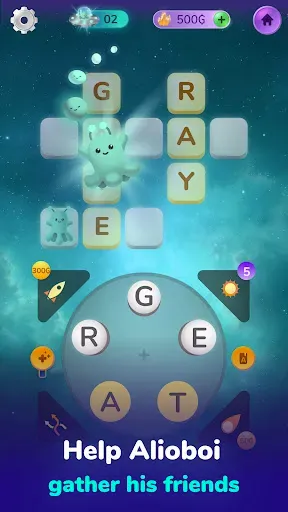 Скриншот 3 — Wordly Crossword Puzzle Game