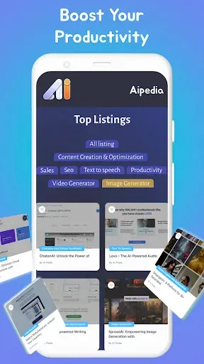 Скриншот 4 — AiPedia: AI Productivity Hub
