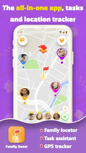 Скриншот 1 — Family Quest: Family Tracker