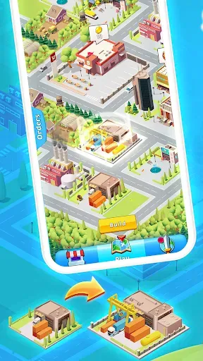 Скриншот 2 — Merge Delivery - Build A City