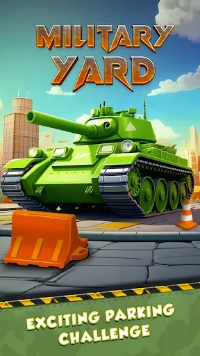 Скриншот 1 — Military Yard: Parking Rush