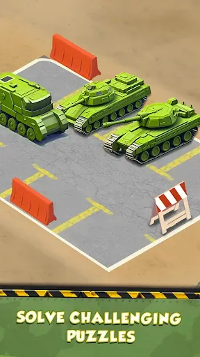 Скриншот 3 — Military Yard: Parking Rush
