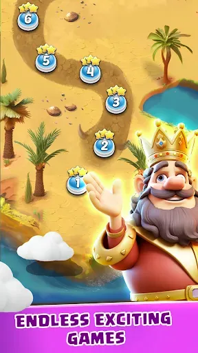 Скриншот 2 — King Quests - Match & Tap