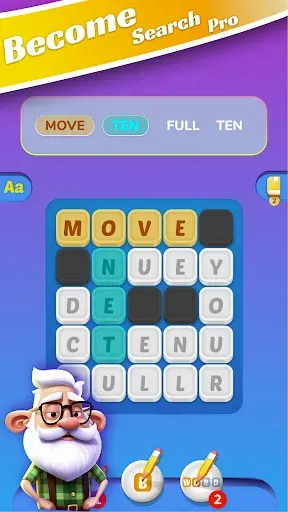 Скриншот 1 — Words Quest:Word Search Puzzle