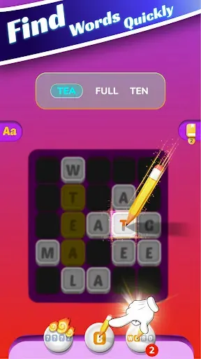 Скриншот 2 — Words Quest:Word Search Puzzle