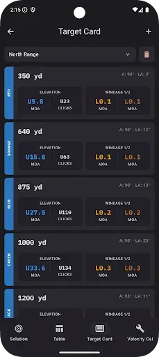 Скриншот 4 — Shooter: Ballistic Calculator