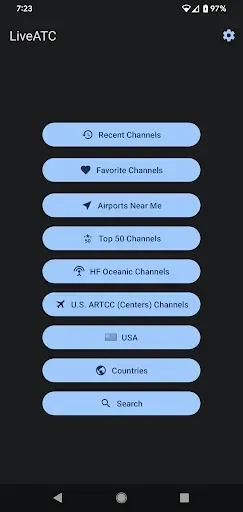 Скриншот 1 — LiveATC for Android