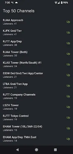 Скриншот 8 — LiveATC for Android