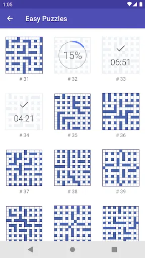 Скриншот 4 — Codeword Puzzles (Crosswords)