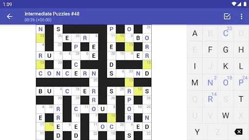 Скриншот 5 — Codeword Puzzles (Crosswords)