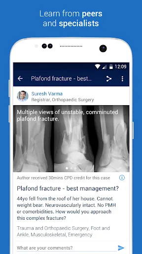 Скриншот 2 — MedShr: Discuss Clinical Cases