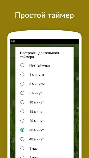 Скриншот 6 — Звуки дождя - сон, релаксация
