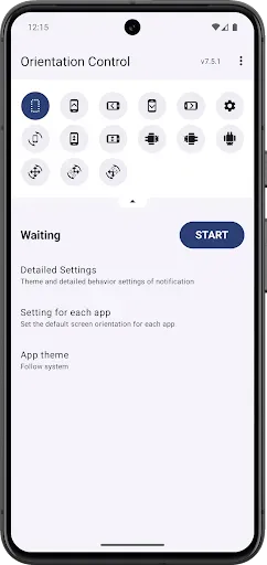 Скриншот 6 — Screen Orientation Control