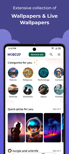 Скриншот 4 — MobCup Ringtones & Wallpapers
