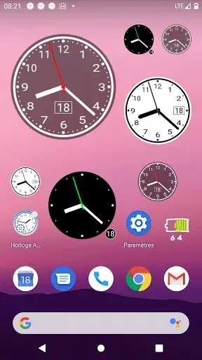 Скриншот 1 — Simple Analog Clock [Widget]