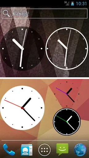 Скриншот 3 — Simple Analog Clock [Widget]
