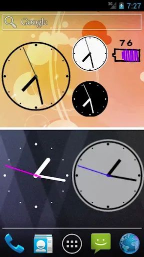 Скриншот 4 — Simple Analog Clock [Widget]