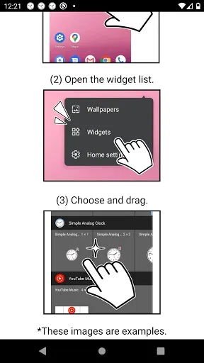 Скриншот 7 — Simple Analog Clock [Widget]