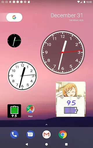 Скриншот 8 — Simple Analog Clock [Widget]