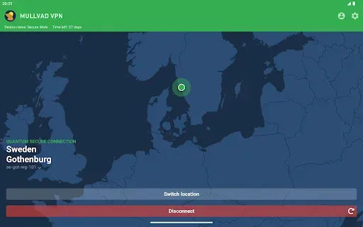 Скриншот 8 — Mullvad VPN