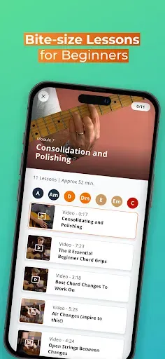 Скриншот 3 — Justin Guitar Lessons & Songs