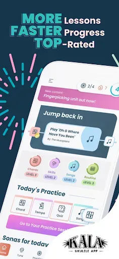 Скриншот 1 — Kala: Learn Ukulele & Tuner