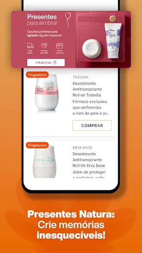Скриншот 4 — Natura: Perfumes e Cosméticos