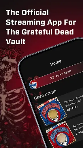 Скриншот 1 — Play Dead: Grateful Dead App