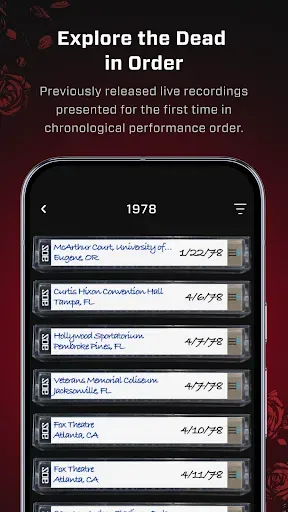 Скриншот 5 — Play Dead: Grateful Dead App