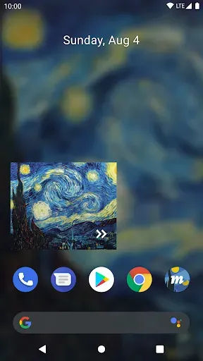 Скриншот 1 — Muzei Live Wallpaper