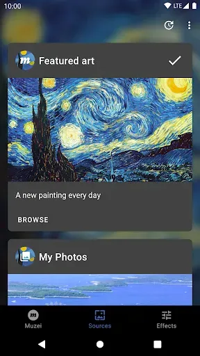 Скриншот 4 — Muzei Live Wallpaper